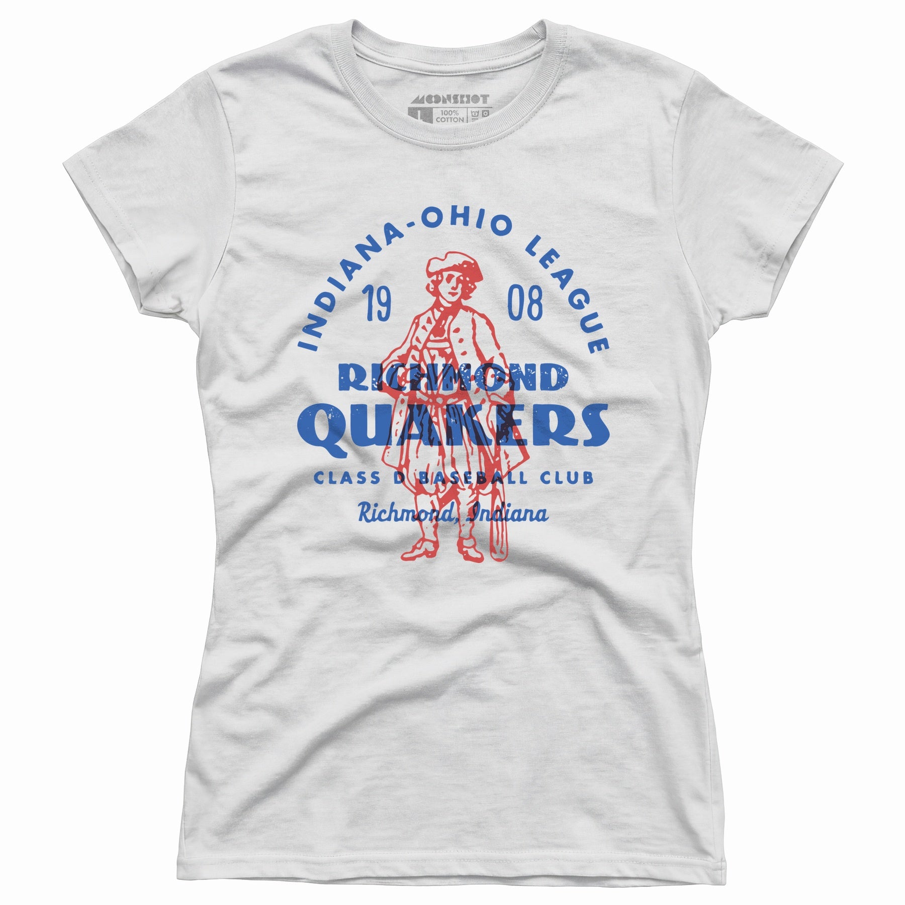 Richmond Quakers - Indiana - Vintage Defunct Baseball Teams - Women's T-Shirt