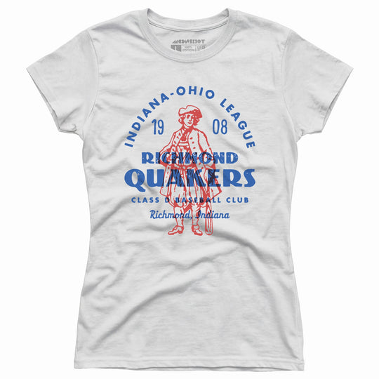 Richmond Quakers - Indiana - Vintage Defunct Baseball Teams - Women's T-Shirt