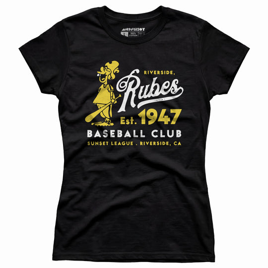Riverside Rubes - California - Vintage Defunct Baseball Teams - Women's T-Shirt