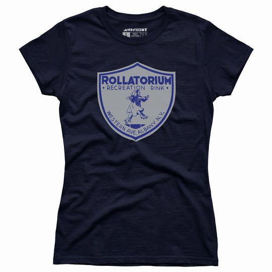 Rollatorium - Albany, NY - Vintage Roller Rink - Women's T-Shirt