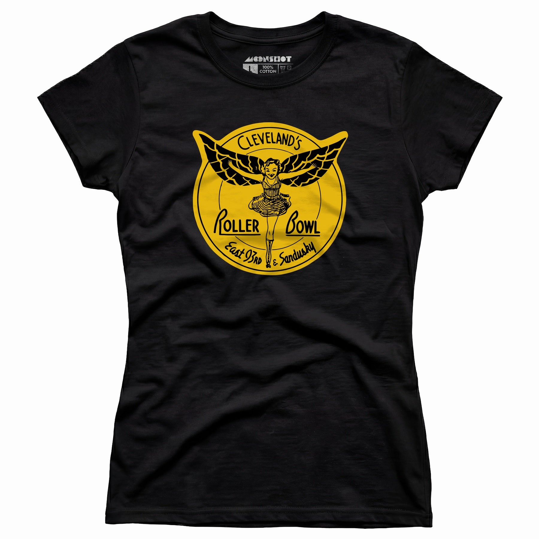 Roller Bowl - Cleveland, OH - Vintage Roller Rink - Women's T-Shirt