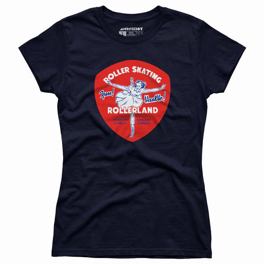 Rollerland - Oakland, CA - Vintage Roller Rink - Women's T-Shirt