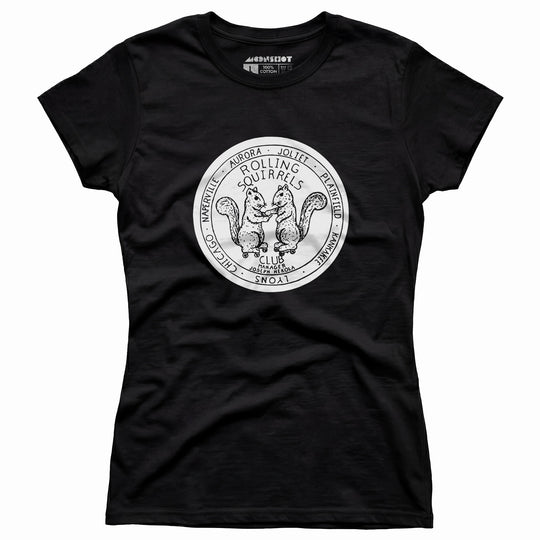 Rolling Squirrels - Illinois - Vintage Roller Rink - Women's T-Shirt