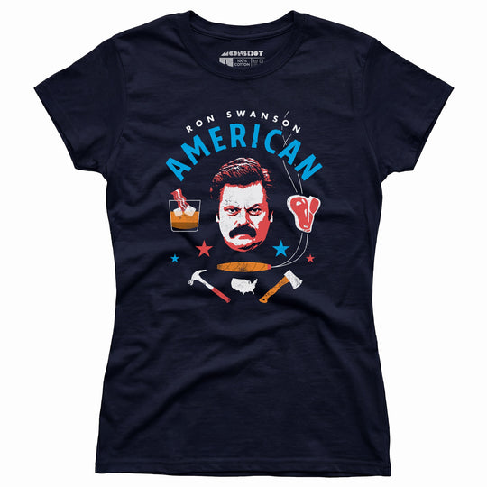 Ron Swanson American - Women's T-Shirt