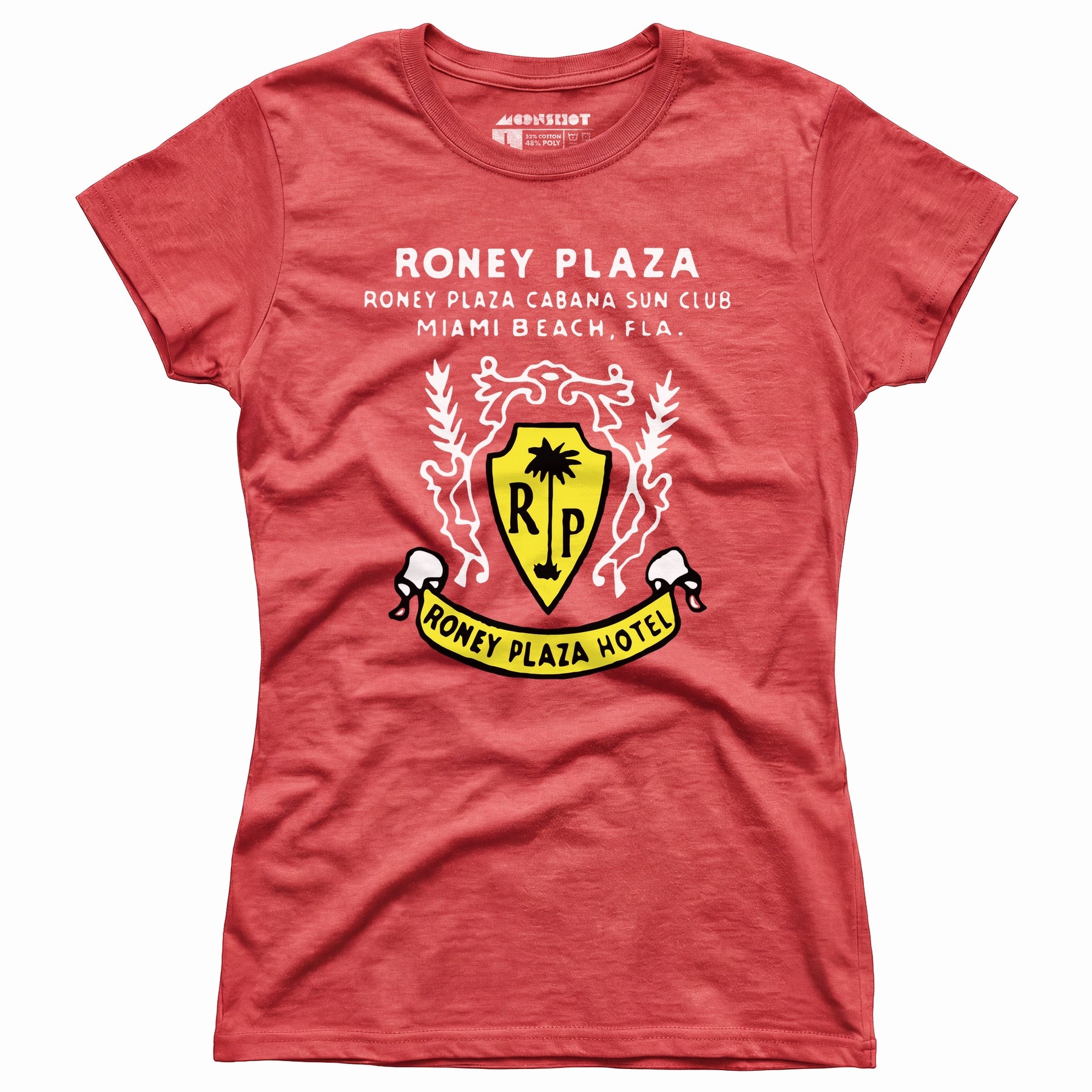 Roney Plaza - Miami Beach, FL - Vintage Hotel - Women's T-Shirt