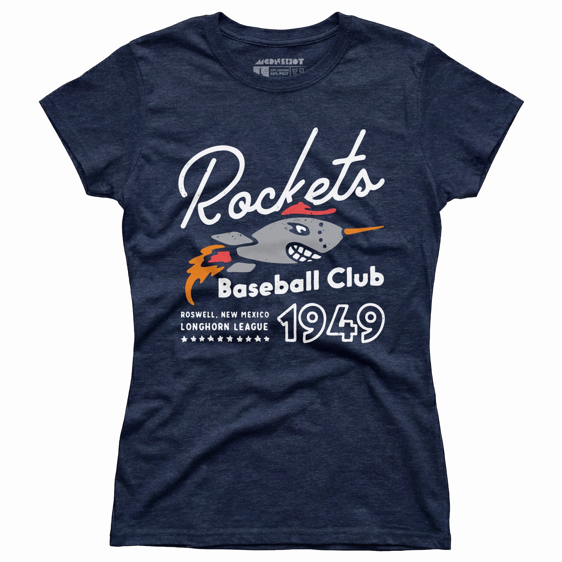 Roswell Rockets - New Mexico - Vintage Defunct Baseball Teams - Women's T-Shirt