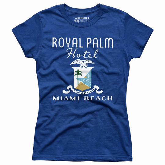 Royal Palm - Miami, FL - Vintage Hotel - Women's T-Shirt