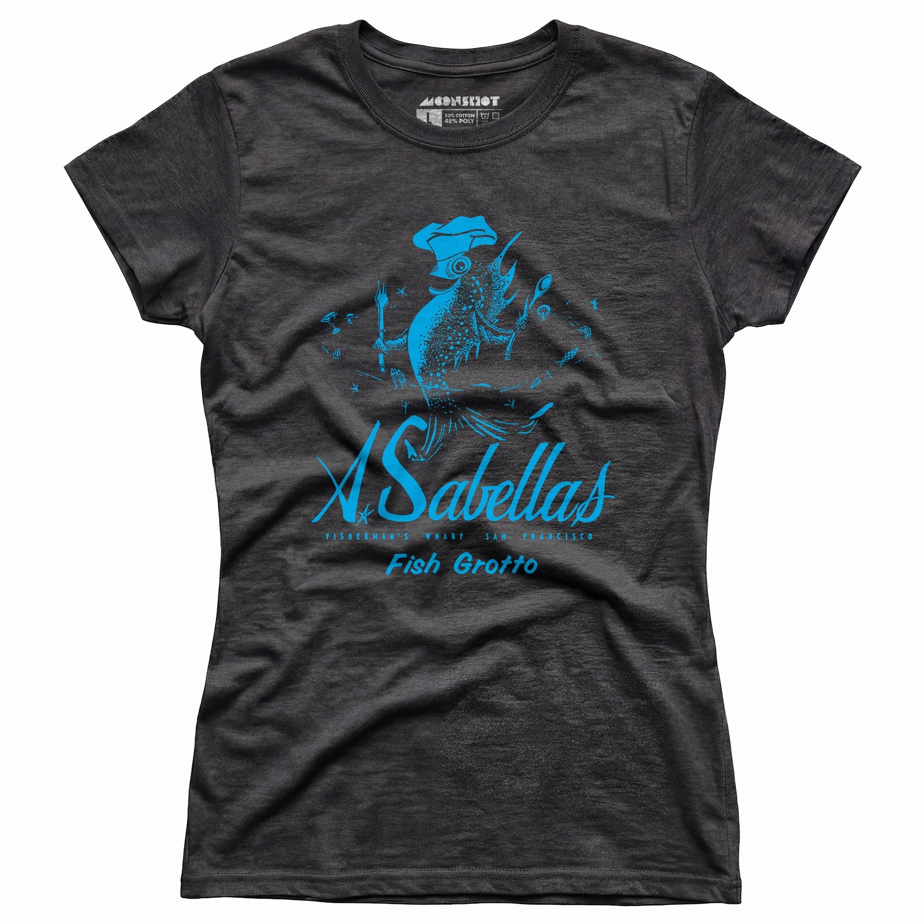 Sabella's Fish Grotto - San Francisco, CA - Vintage Restaurant - Women's T-Shirt