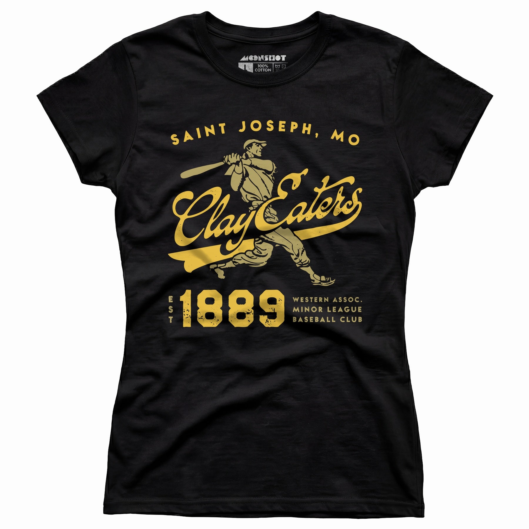 Saint Joseph Clay Eaters - Missouri - Vintage Defunct Baseball Teams - Women's T-Shirt