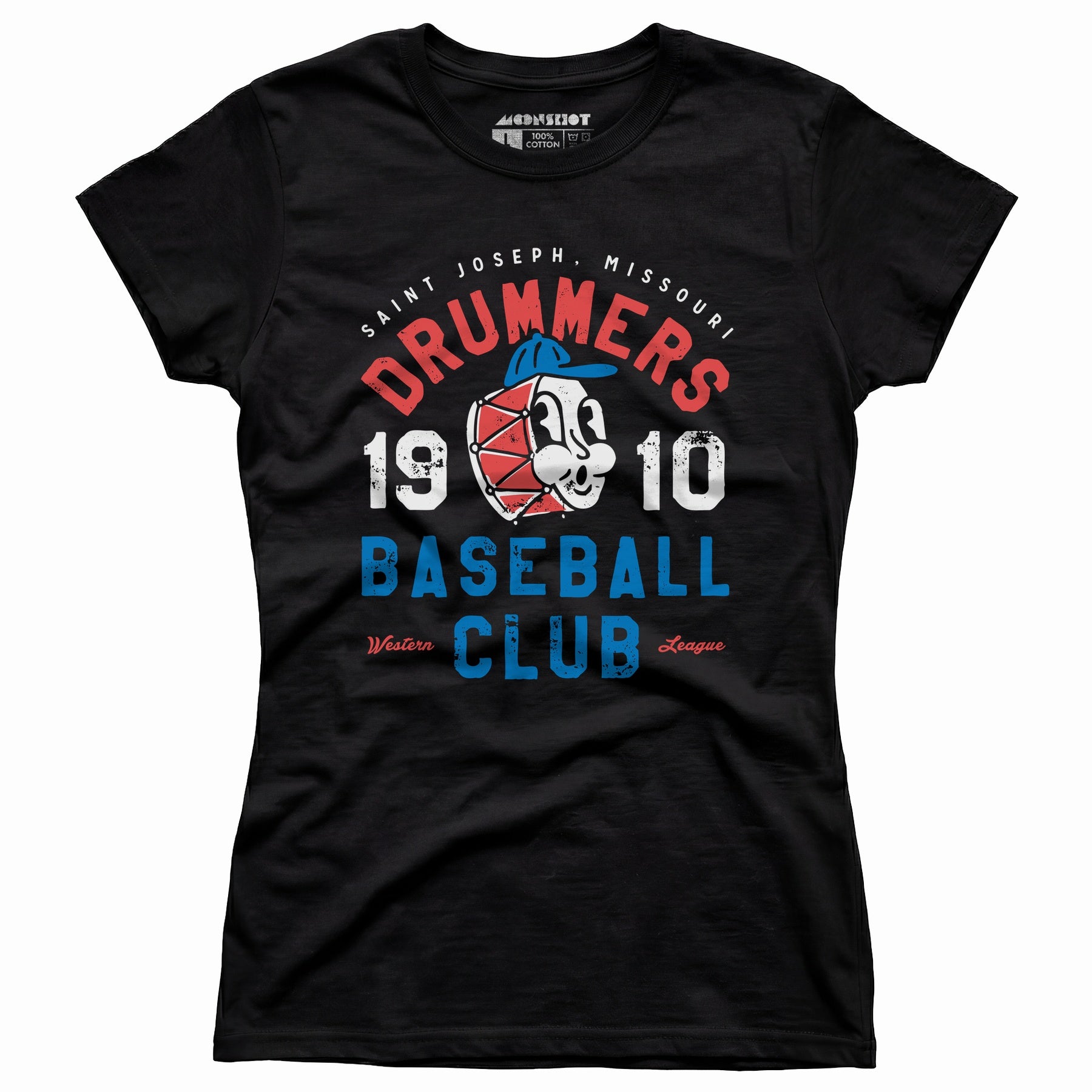 Saint Joseph Drummers - Missouri - Vintage Defunct Baseball Teams - Women's T-Shirt