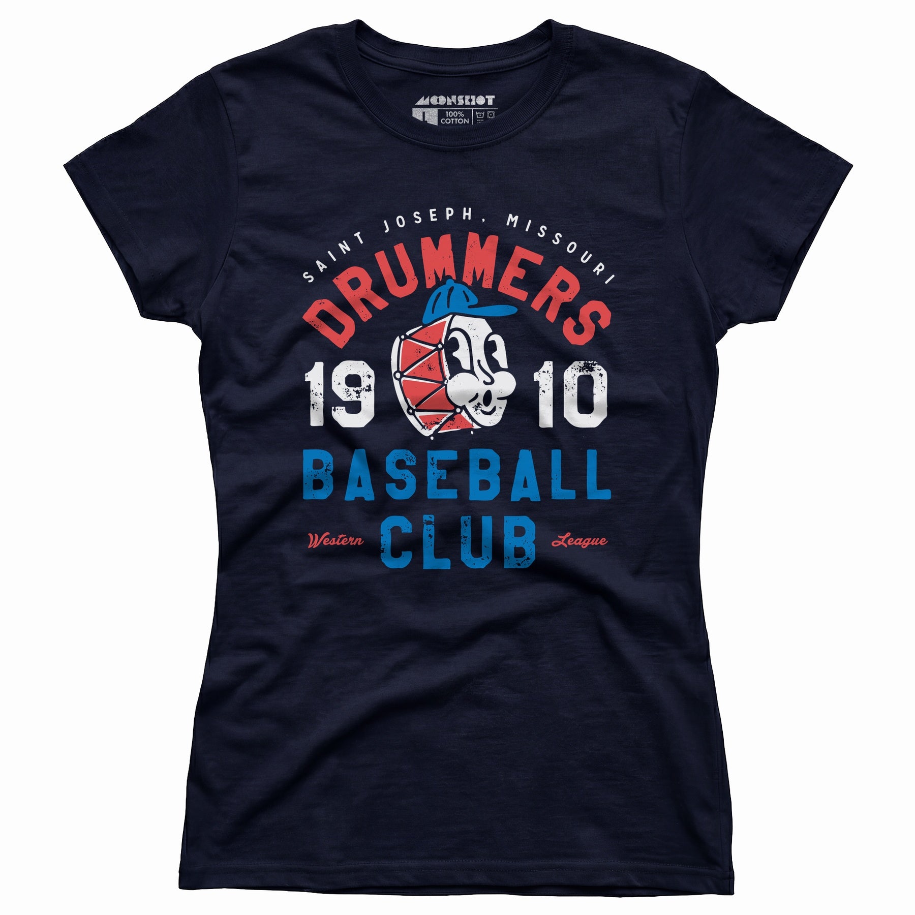 Saint Joseph Drummers - Missouri - Vintage Defunct Baseball Teams - Women's T-Shirt