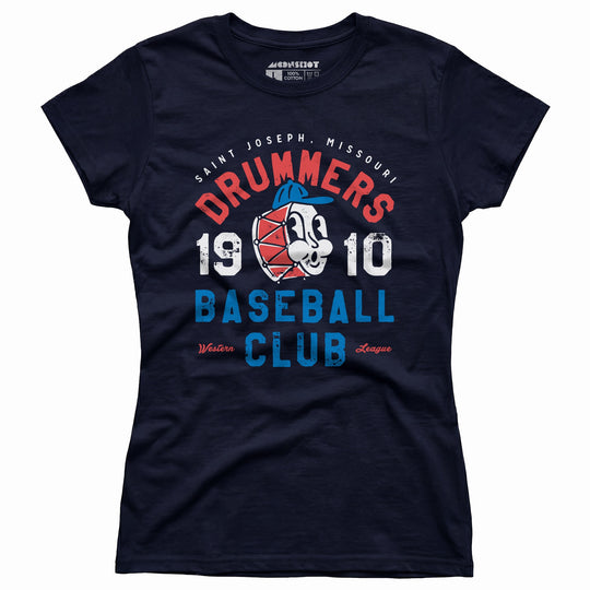 Saint Joseph Drummers - Missouri - Vintage Defunct Baseball Teams - Women's T-Shirt