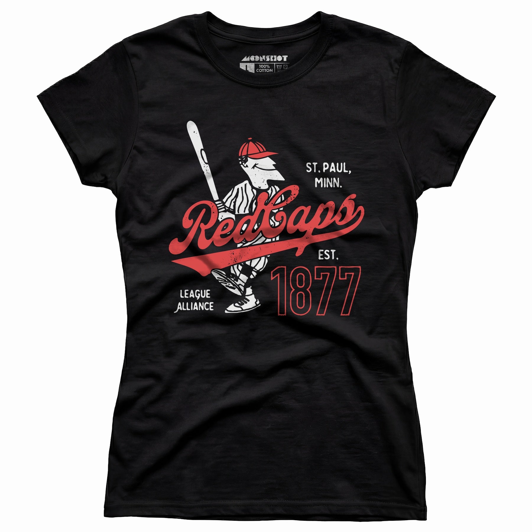 Saint Paul Red Caps - Minnesota - Vintage Defunct Baseball Teams - Women's T-Shirt