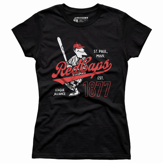 Saint Paul Red Caps - Minnesota - Vintage Defunct Baseball Teams - Women's T-Shirt