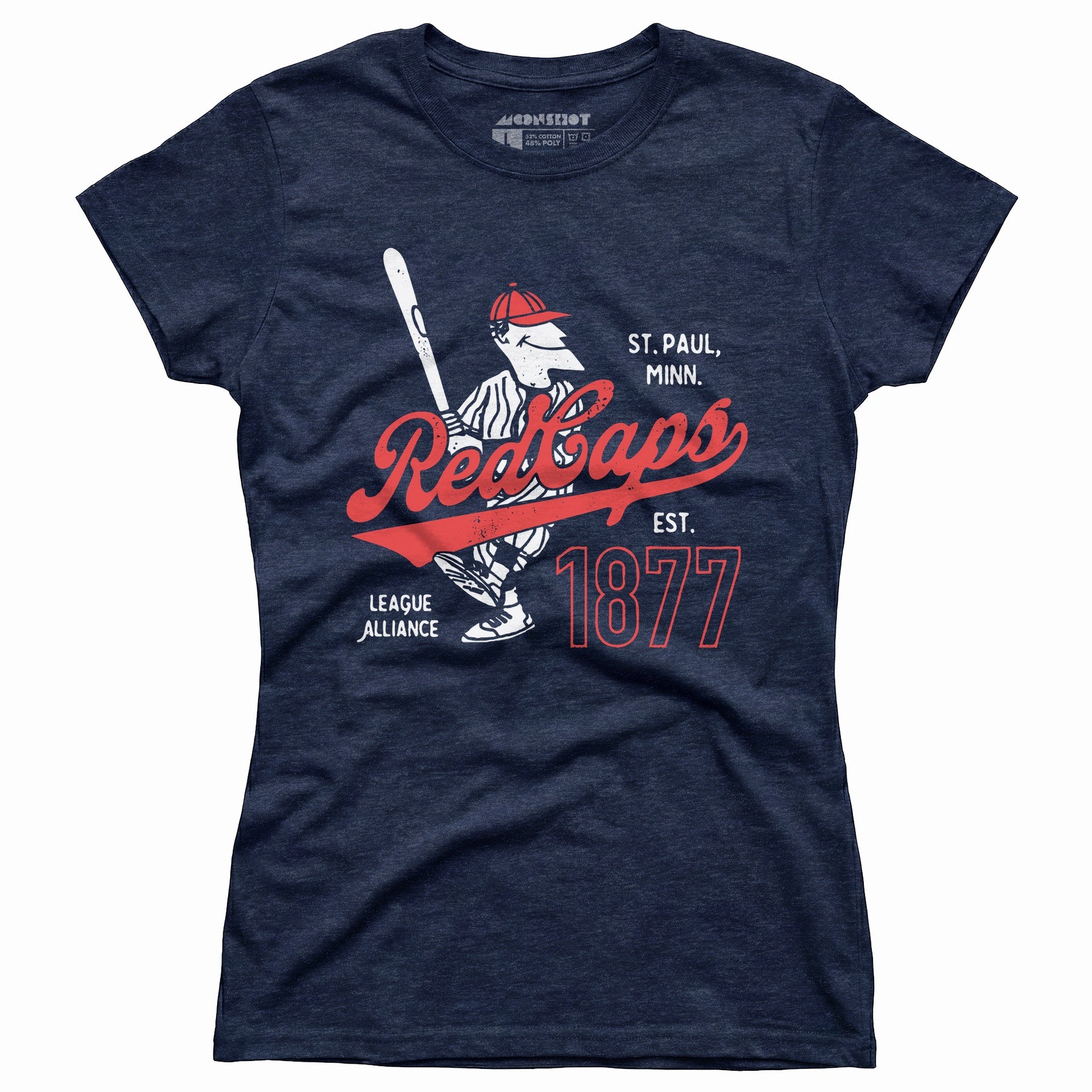 Saint Paul Red Caps - Minnesota - Vintage Defunct Baseball Teams - Women's T-Shirt