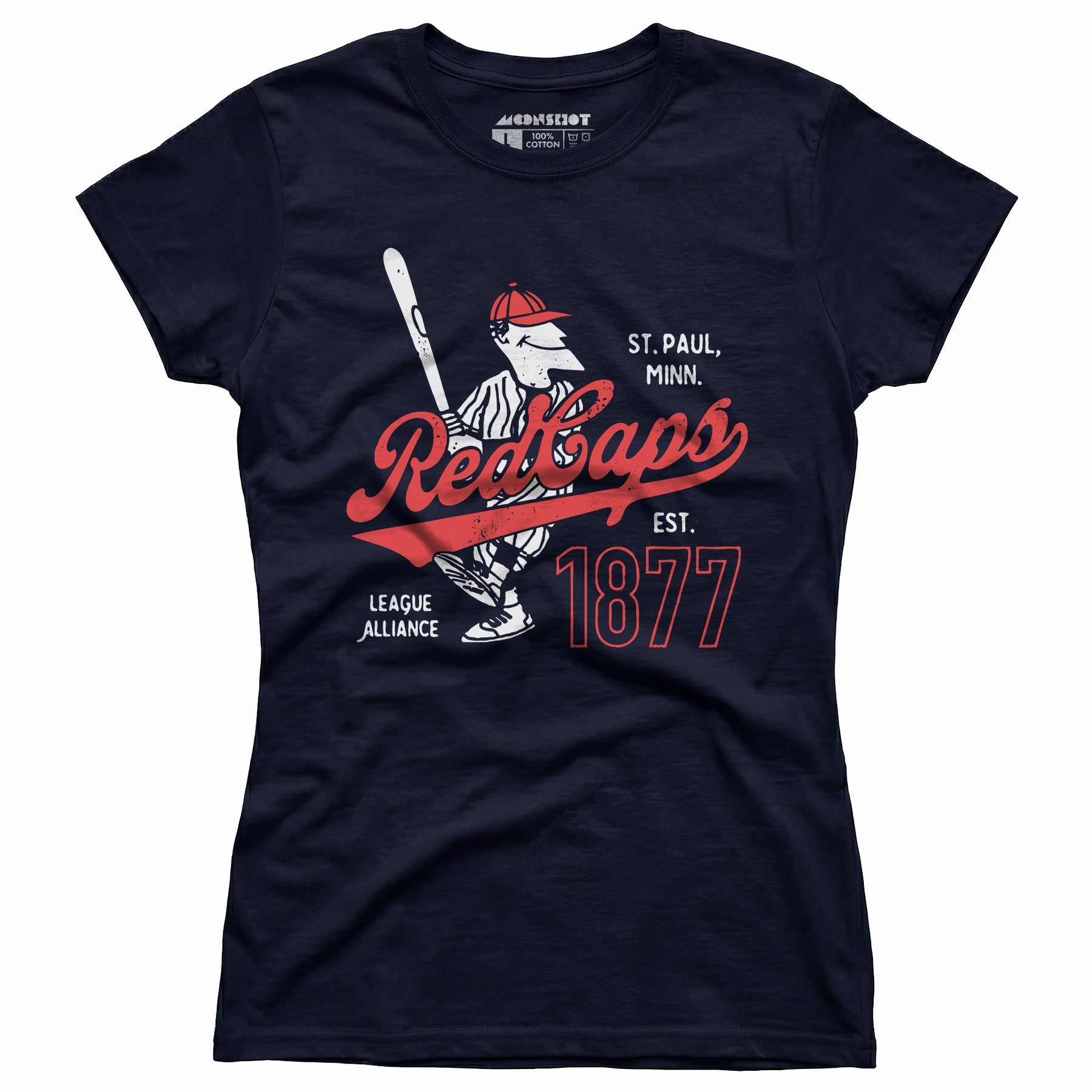 Saint Paul Red Caps - Minnesota - Vintage Defunct Baseball Teams - Women's T-Shirt