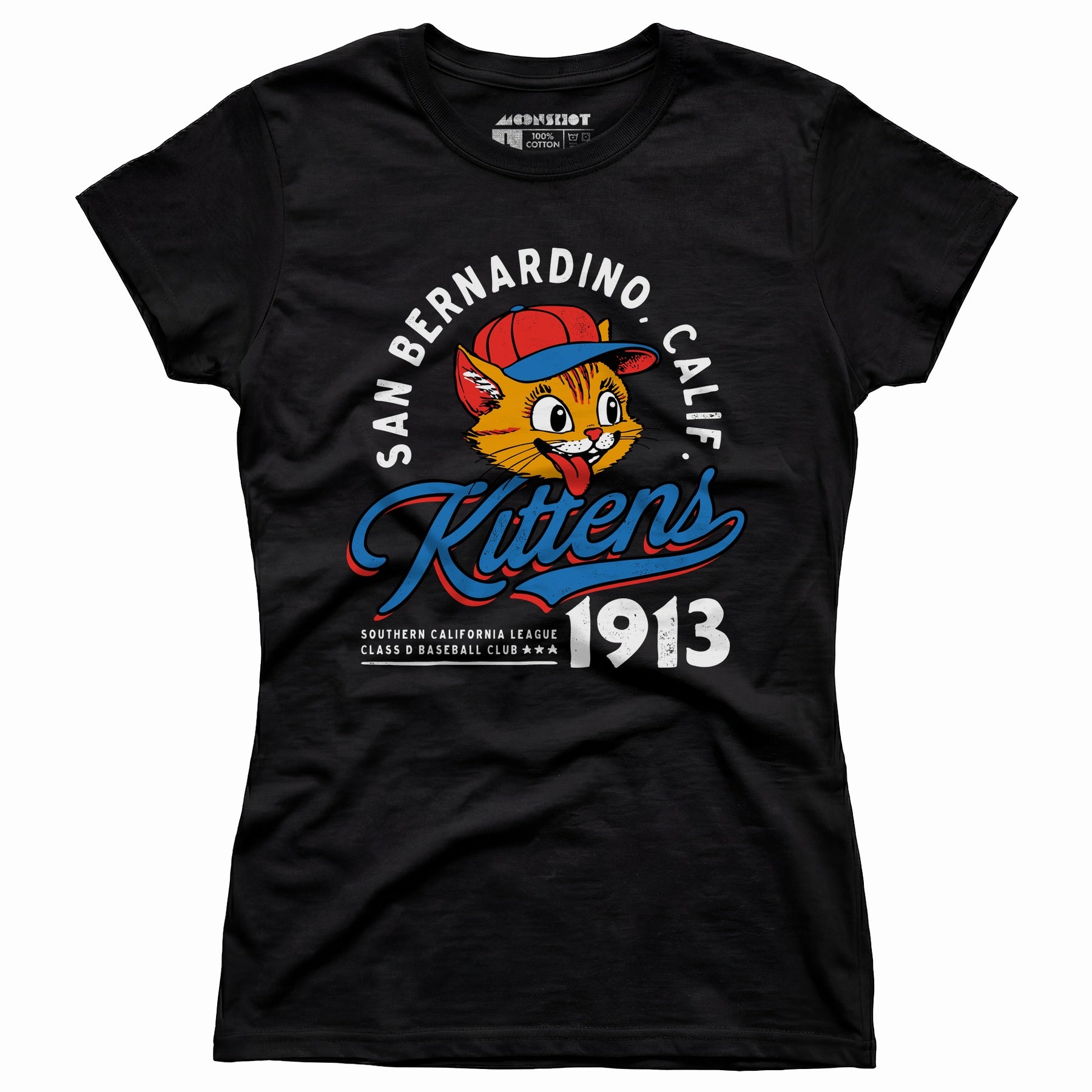 San Bernardino Kittens - California - Vintage Defunct Baseball Teams - Women's T-Shirt