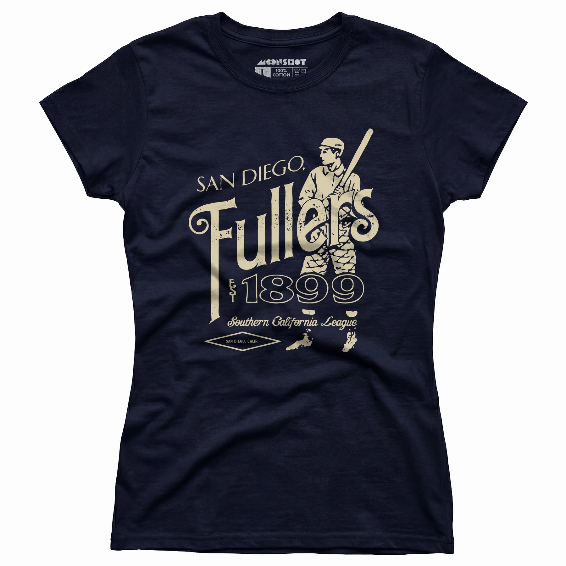 San Diego Fullers - California - Vintage Defunct Baseball Teams - Women's T-Shirt