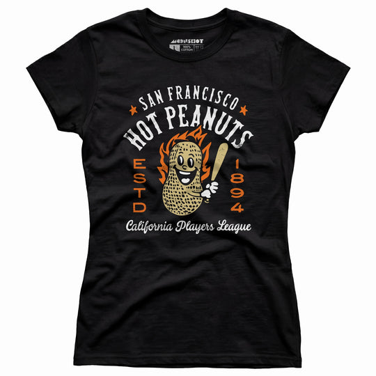 San Francisco Hot Peanuts - California - Vintage Defunct Baseball Teams - Women's T-Shirt