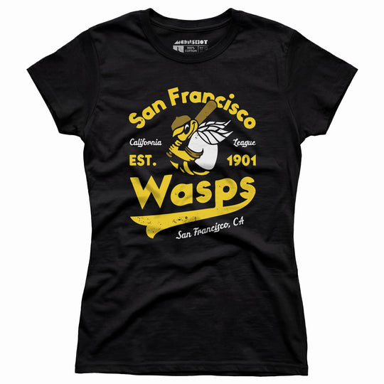 San Francisco Wasps - California - Vintage Defunct Baseball Teams - Women's T-Shirt