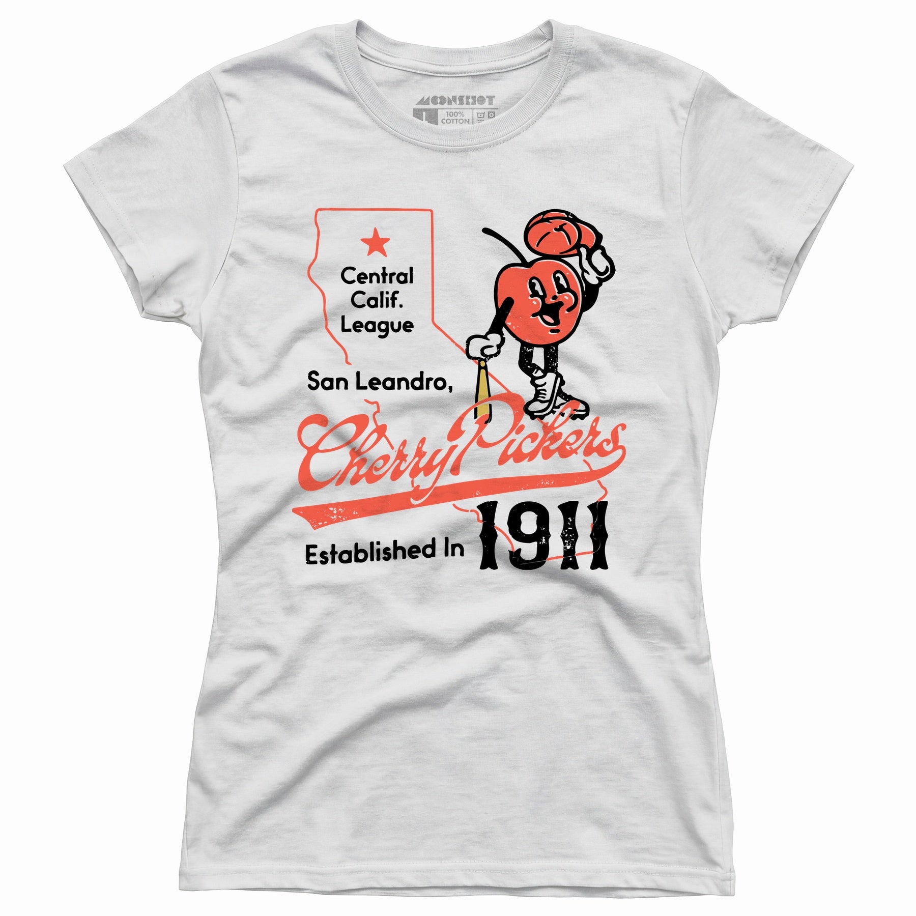 San Leandro Cherry Pickers - California - Vintage Defunct Baseball Teams - Women's T-Shirt