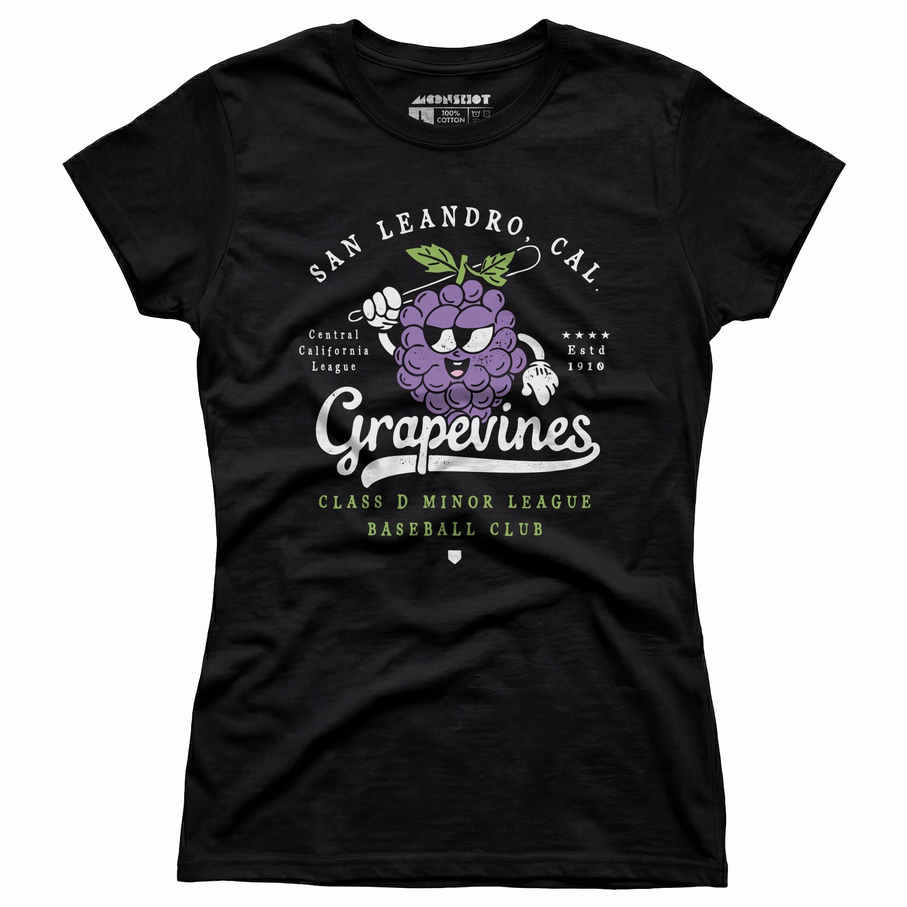 San Leandro Grapevines - California - Vintage Defunct Baseball Teams - Women's T-Shirt