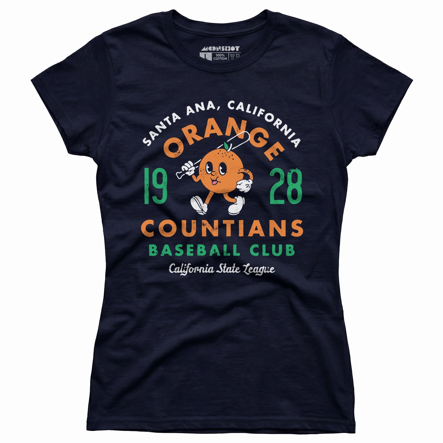 Santa Ana Orange Countians - California - Vintage Defunct Baseball Teams - Women's T-Shirt