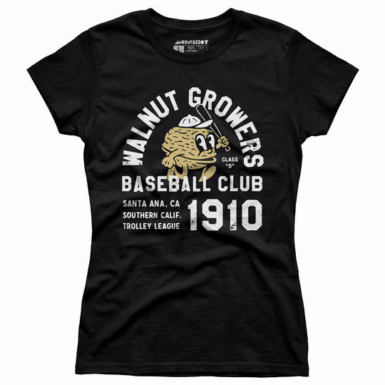 Santa Ana Walnut Growers - California - Vintage Defunct Baseball Teams - Women's T-Shirt