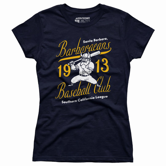 Santa Barbara Barbaraeans - California - Vintage Defunct Baseball Teams - Women's T-Shirt