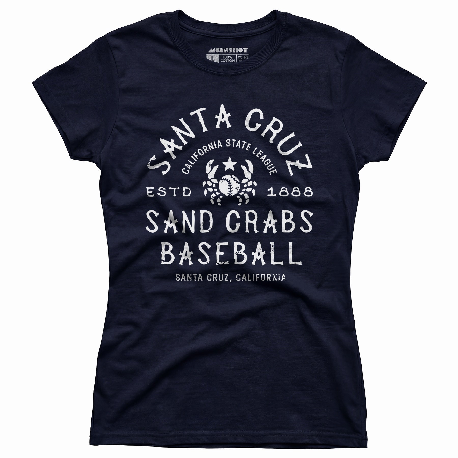 Santa Cruz Sand Crabs - California - Vintage Defunct Baseball Teams - Women's T-Shirt