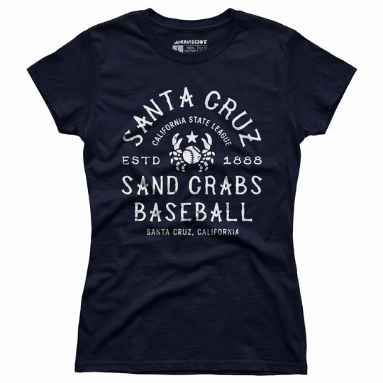 Santa Cruz Sand Crabs - California - Vintage Defunct Baseball Teams - Women's T-Shirt