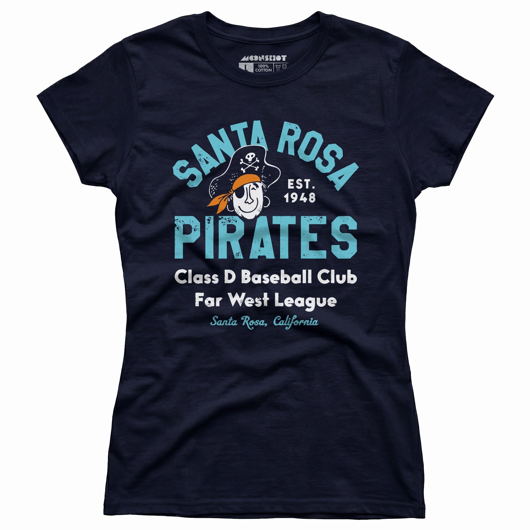 Santa Rosa Pirates - California - Vintage Defunct Baseball Teams - Women's T-Shirt