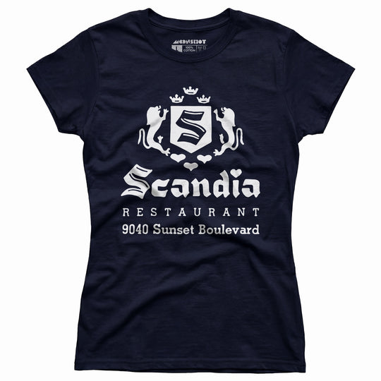 Scandia - West Hollywood, CA - Vintage Restaurant - Women's T-Shirt