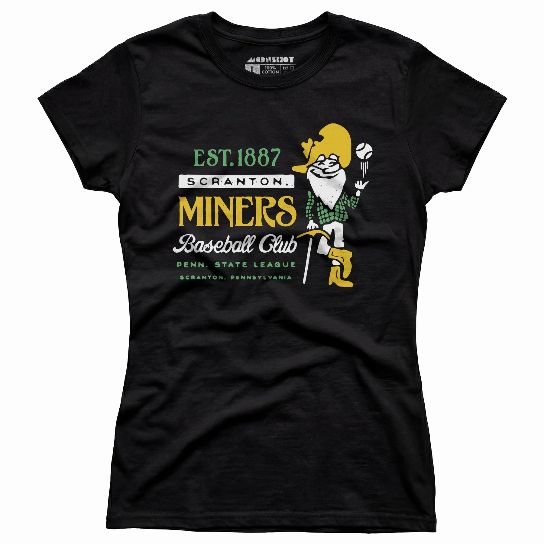 Scranton Miners - Pennsylvania - Vintage Defunct Baseball Teams - Women's T-Shirt