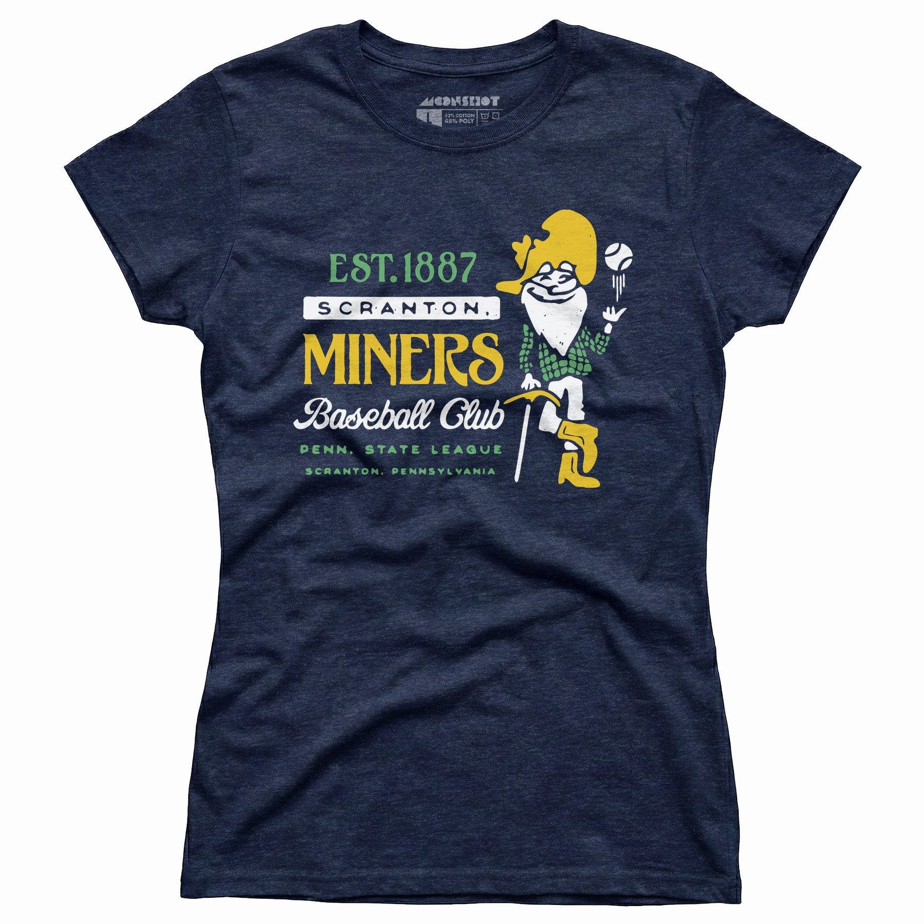 Scranton Miners - Pennsylvania - Vintage Defunct Baseball Teams - Women's T-Shirt