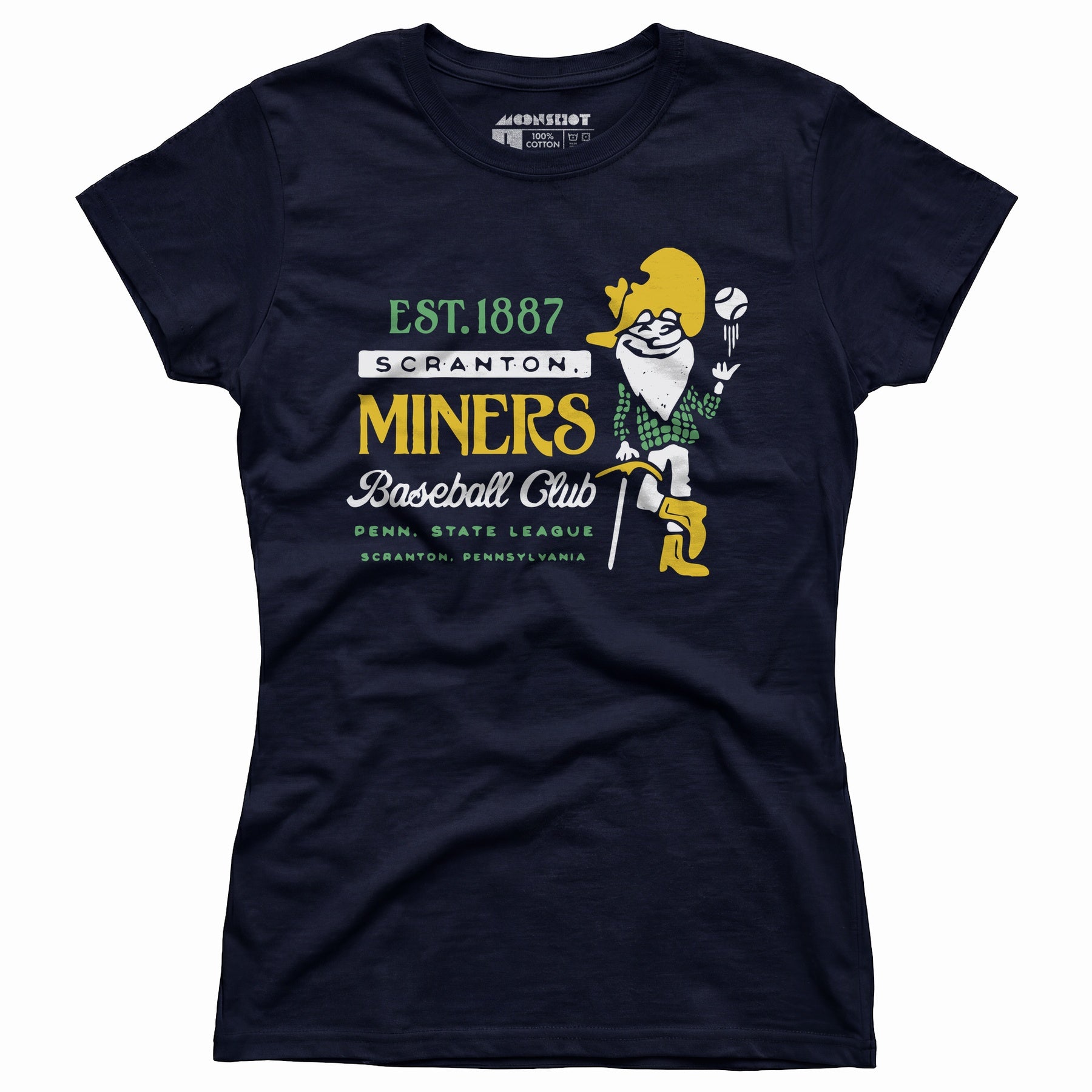 Scranton Miners - Pennsylvania - Vintage Defunct Baseball Teams - Women's T-Shirt