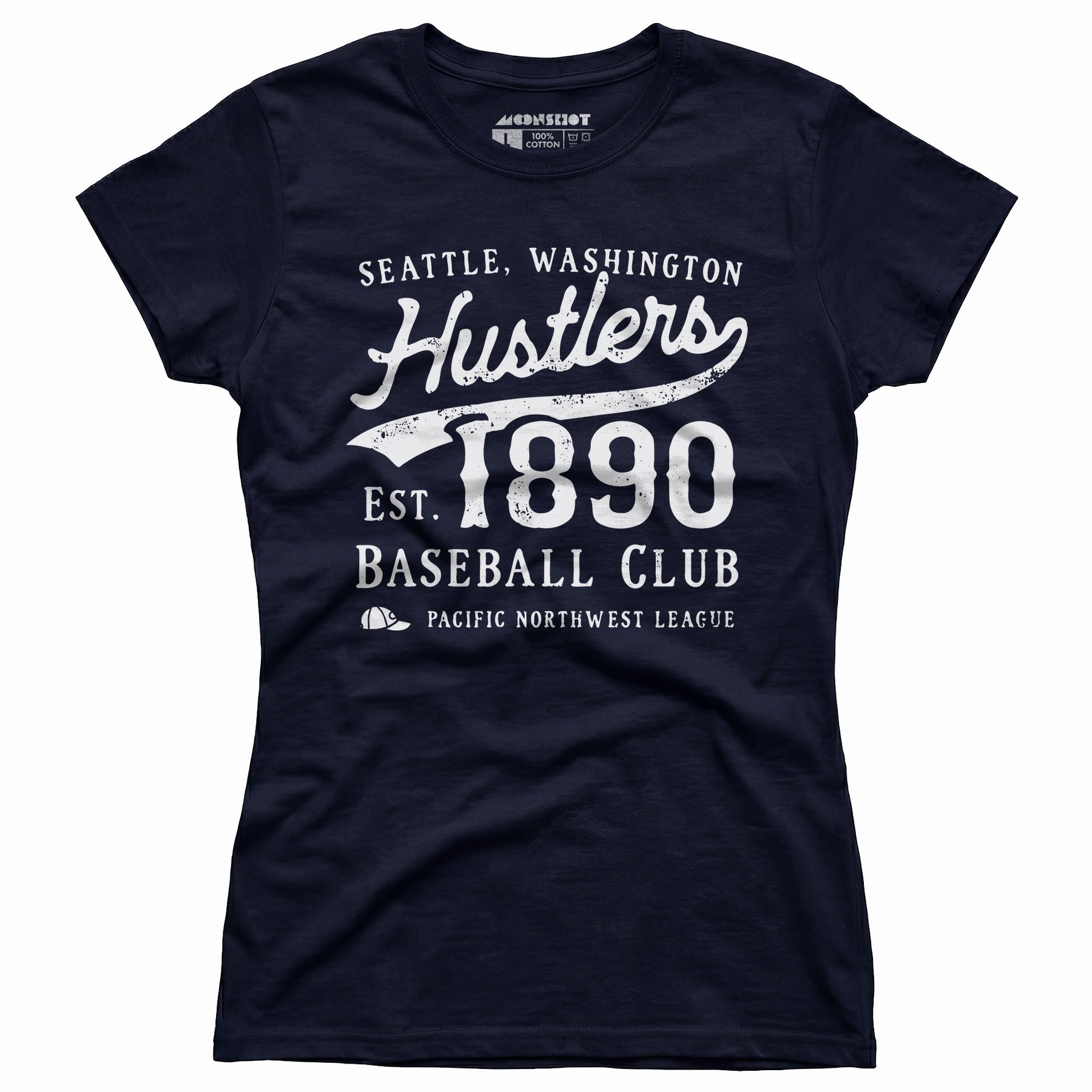 Seattle Hustlers - Washington - Vintage Defunct Baseball Teams - Women's T-Shirt