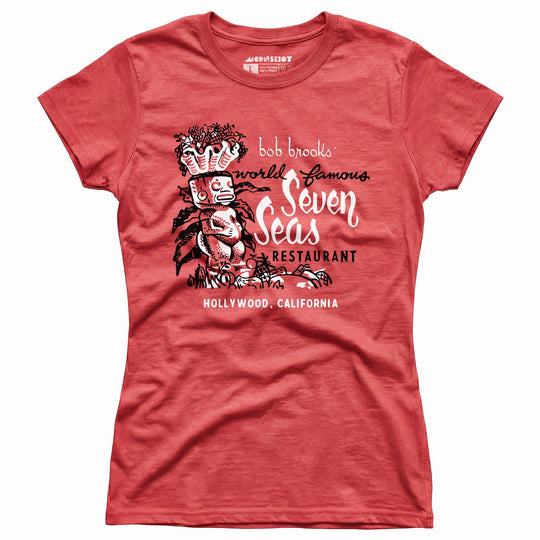 Seven Seas - Hollywood, CA - Vintage Tiki Bar - Women's T-Shirt