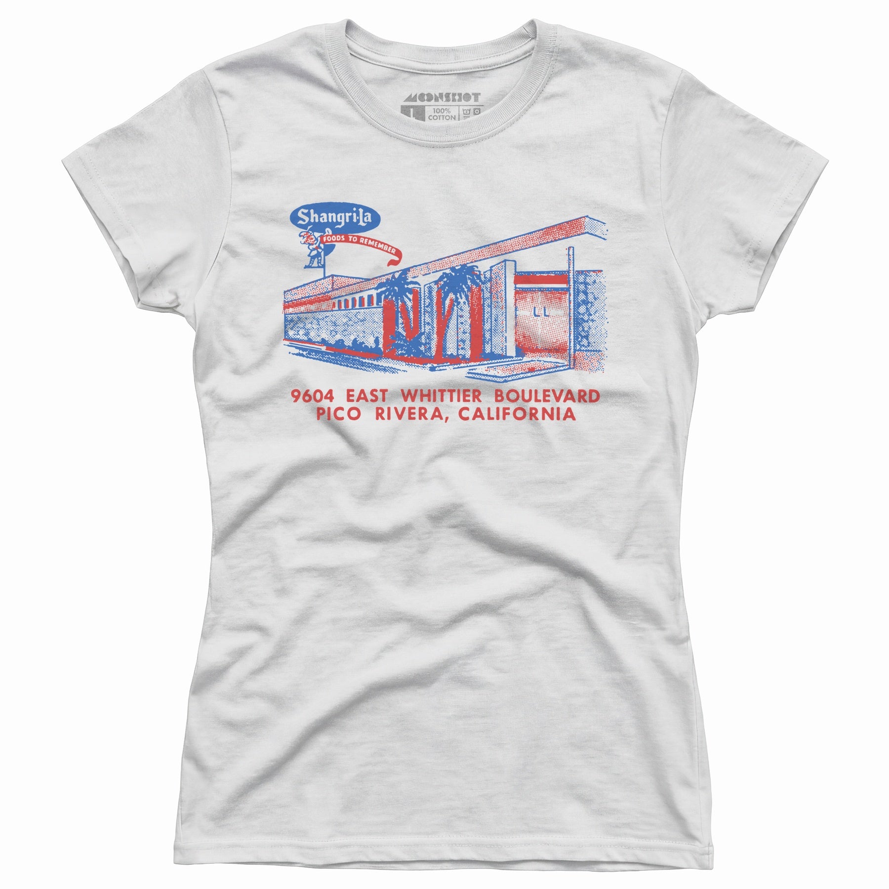 Shangri-La - Pico Rivera, CA - Vintage Restaurant - Women's T-Shirt