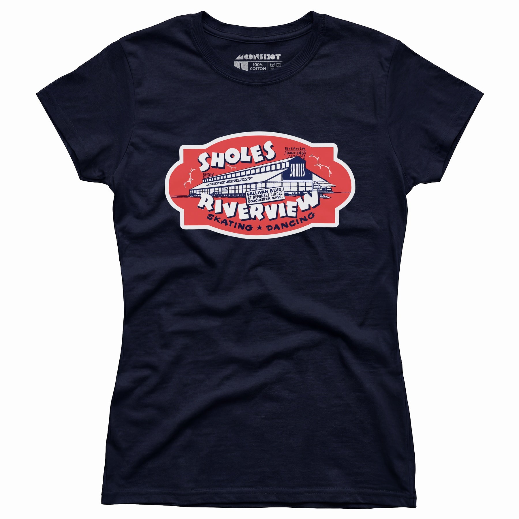 Sholes Riverview - Dorchester, MA - Vintage Roller Rink - Women's T-Shirt