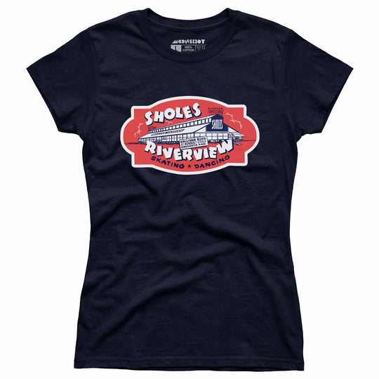 Sholes Riverview - Dorchester, MA - Vintage Roller Rink - Women's T-Shirt