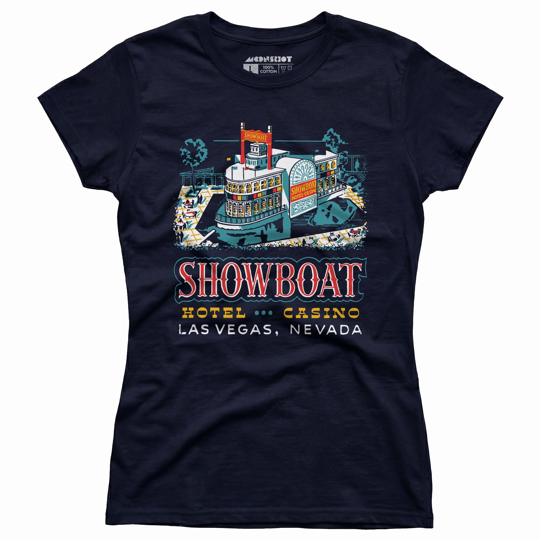 Showboat Hotel & Casino v2 - Vintage Las Vegas - Women's T-Shirt