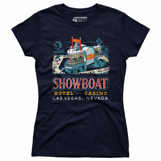 Showboat Hotel & Casino v2 - Vintage Las Vegas - Women's T-Shirt