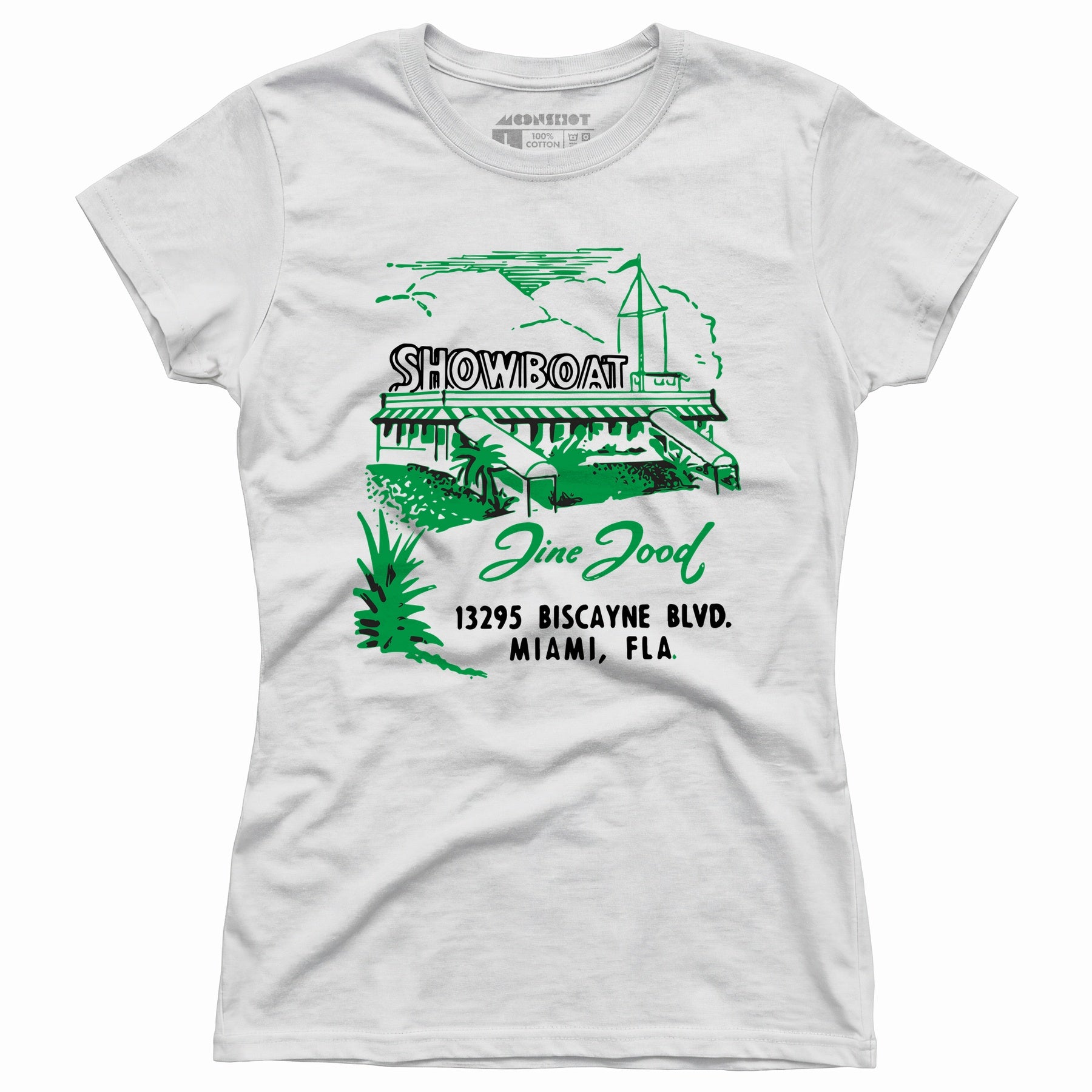 Showboat - Miami, FL - Vintage Restaurant - Women's T-Shirt