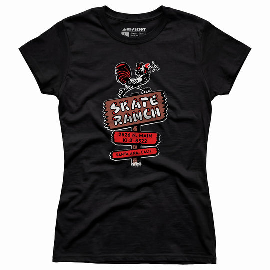 Skate Ranch - Santa Ana, CA - Vintage Roller Rink - Women's T-Shirt