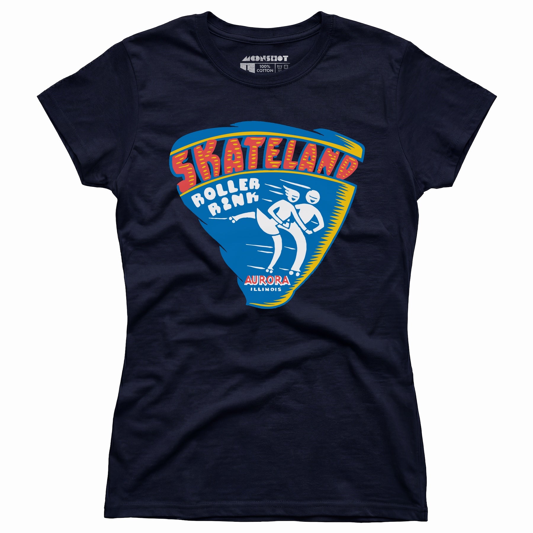 Skateland - Aurora, IL - Vintage Roller Rink - Women's T-Shirt