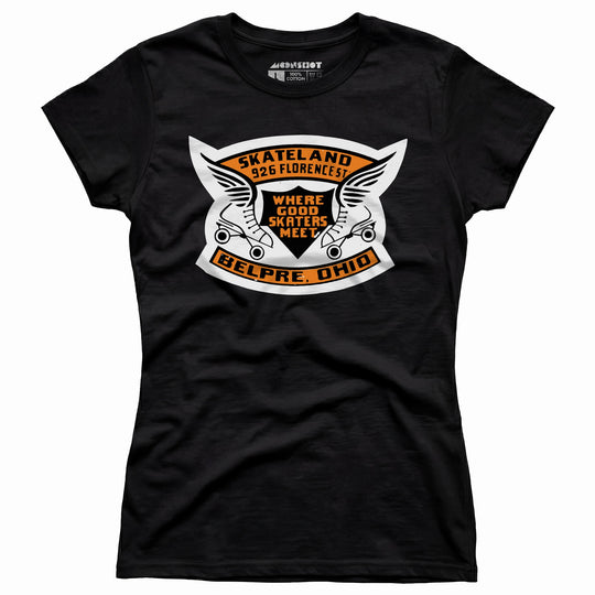 Skateland - Belpre, OH - Vintage Roller Rink - Women's T-Shirt