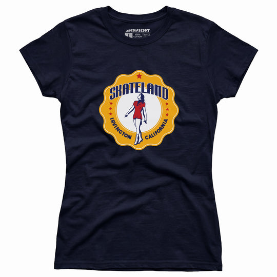 Skateland - Irvington, CA - Vintage Roller Rink - Women's T-Shirt