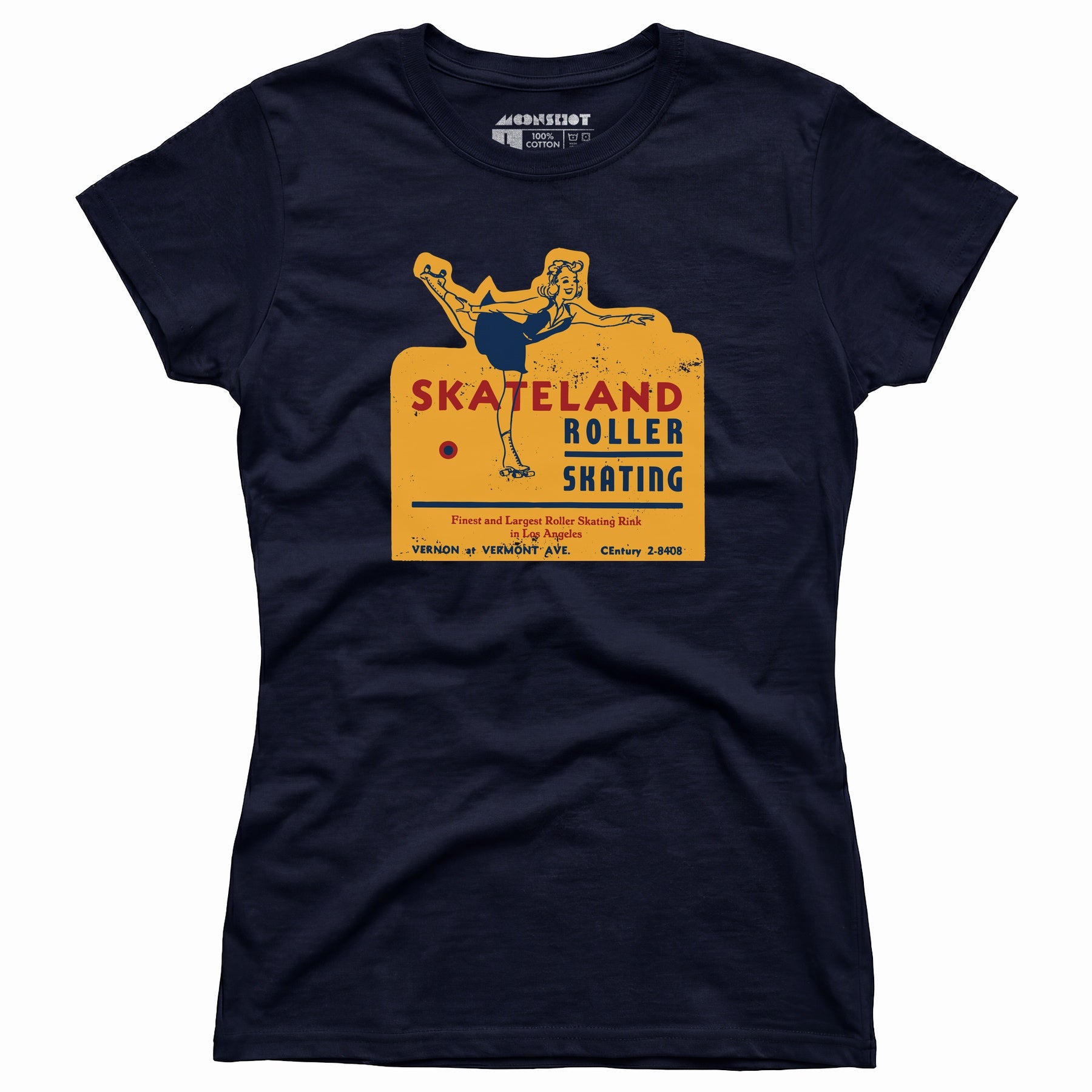 Skateland - Los Angeles, CA - Vintage Roller Rink - Women's T-Shirt