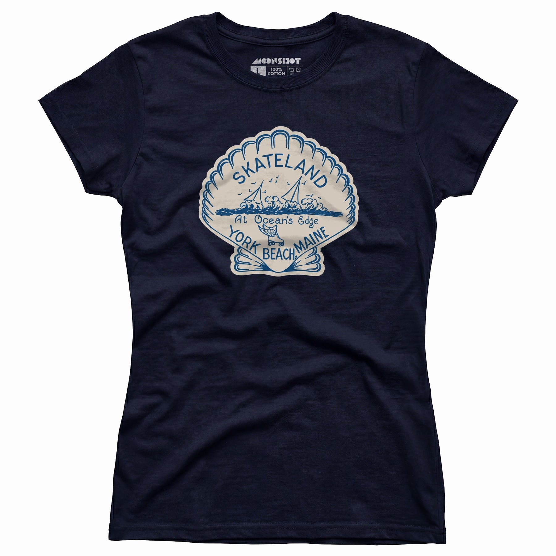 Skateland - York Beach, ME - Vintage Roller Rink - Women's T-Shirt